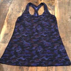 Lululemon Purple Camo Cool Racerback Tank